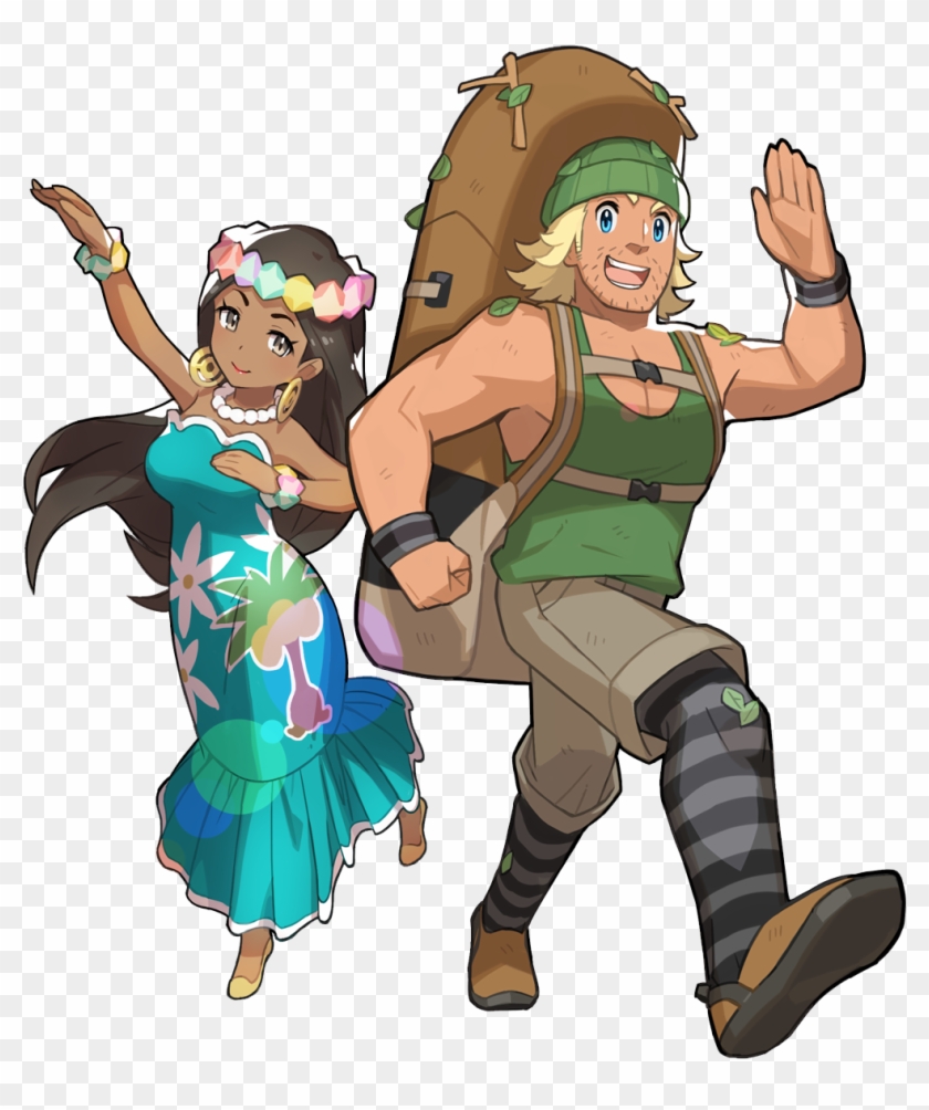 Who Is Your Favourite Hiker In Pokemon *bonus Inside* - Pokemon Sun And Moon Trainer Class Clipart