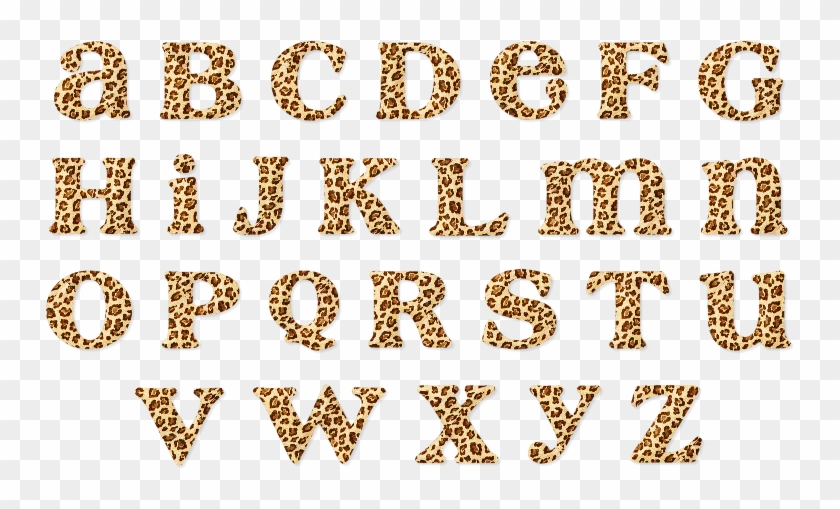 Cheetah Print Font - Parallel Clipart #621148