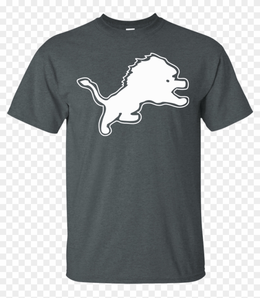Detroit Lions Logo Football Men's T Shirt Clipart