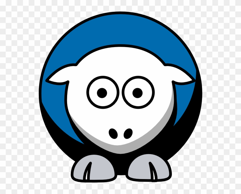 Sheep 3 Toned Detroit Lions Team Colors Png, Svg Clip - College Football Transparent Png