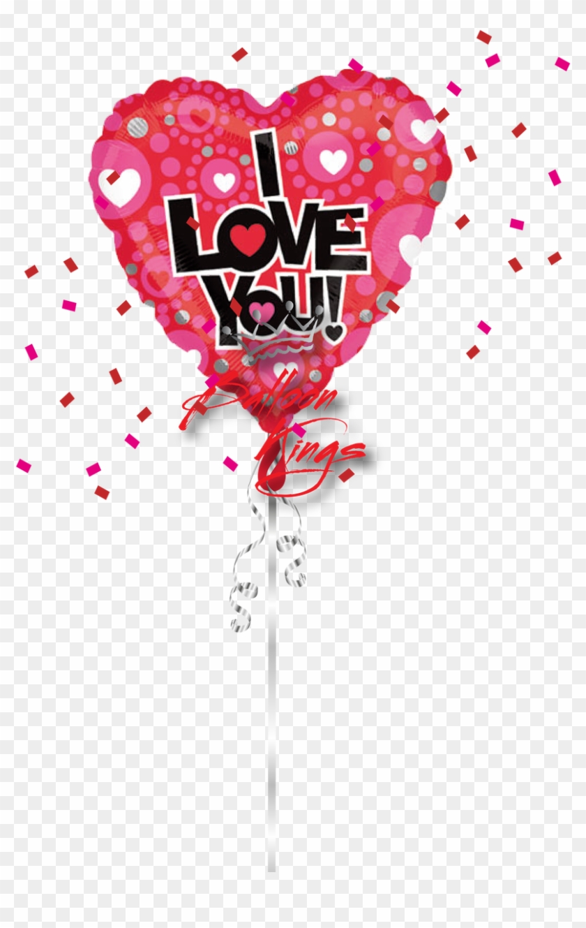 I Love You Heart Dot - Heart Clipart