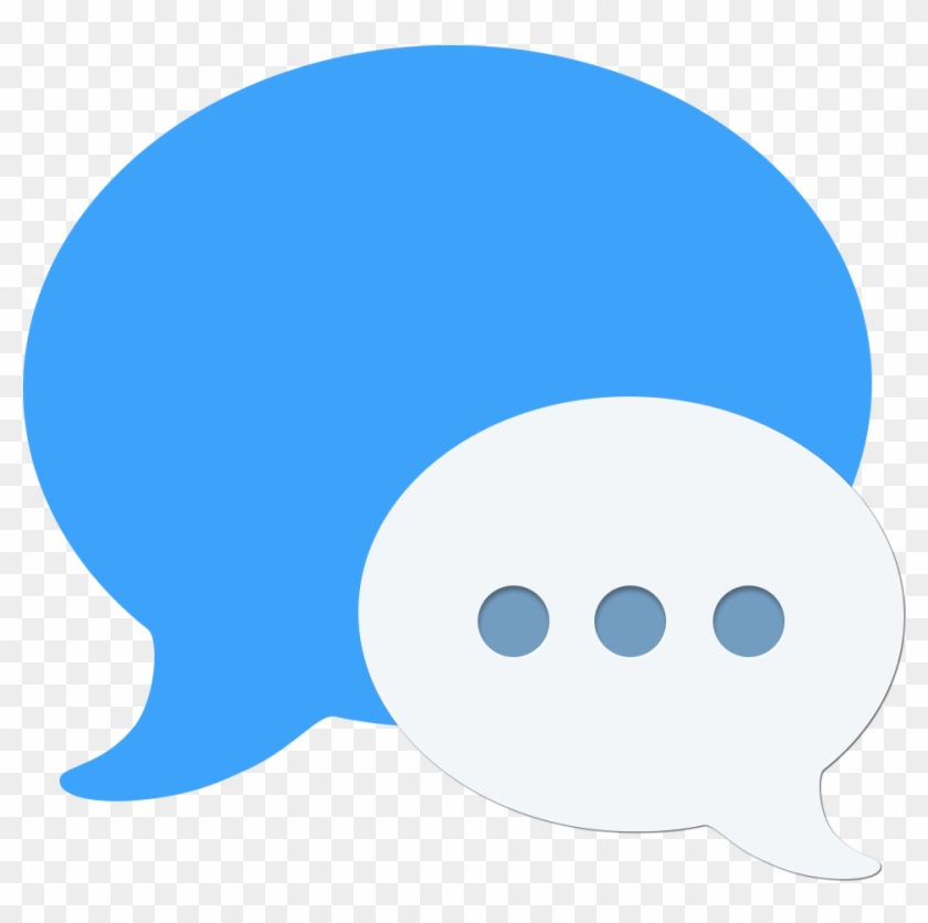 Imessage Bubble Png Clip Art Free Library - Cartoon Transparent Png