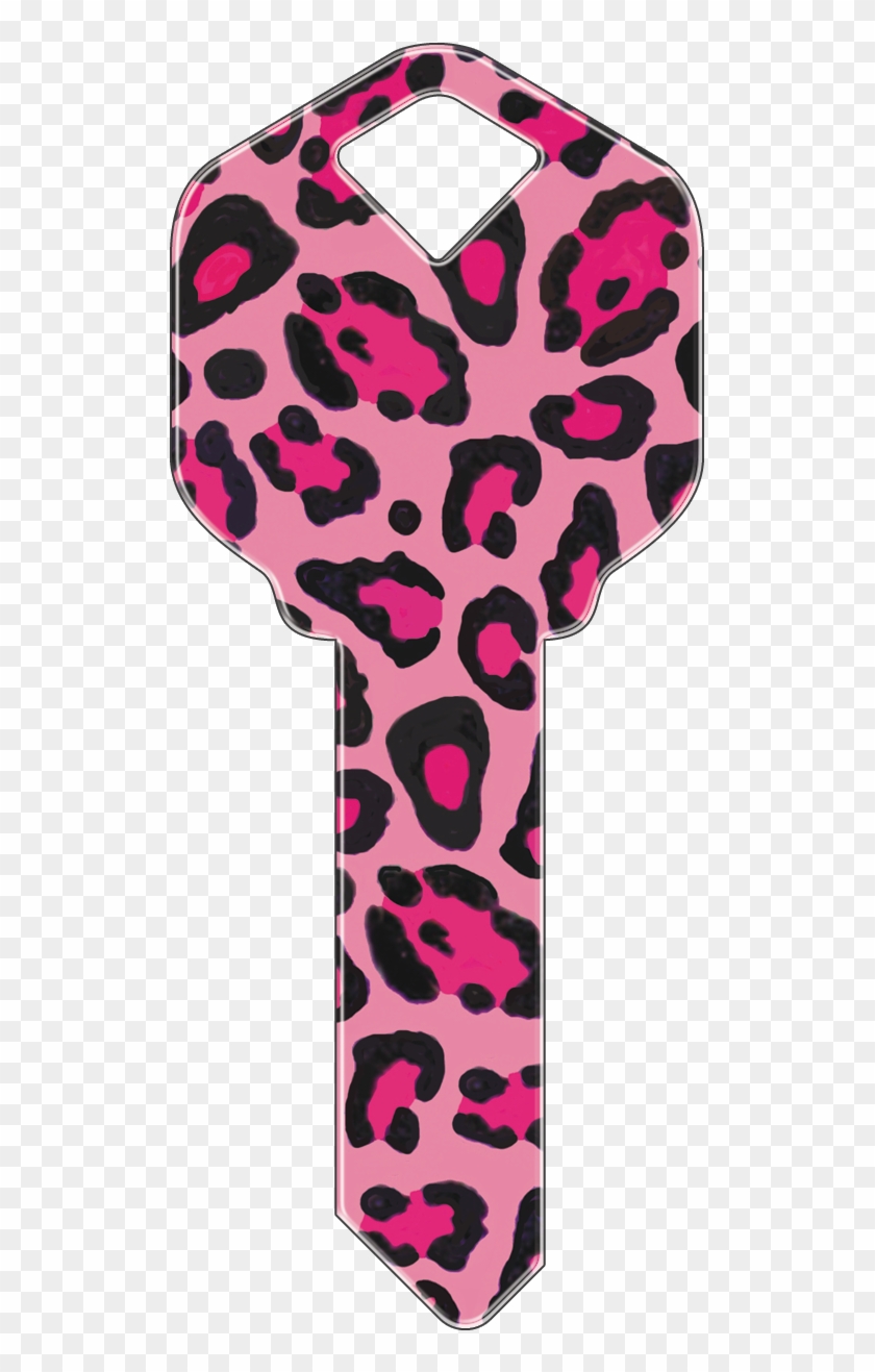 Same Image Front & Back - Leopard Print Key Clipart #621487