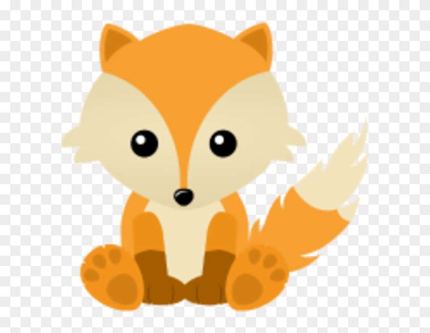 Kawaii Cute Fox Cub Cartoon - Cute Fox Clipart Transparent - Png Download