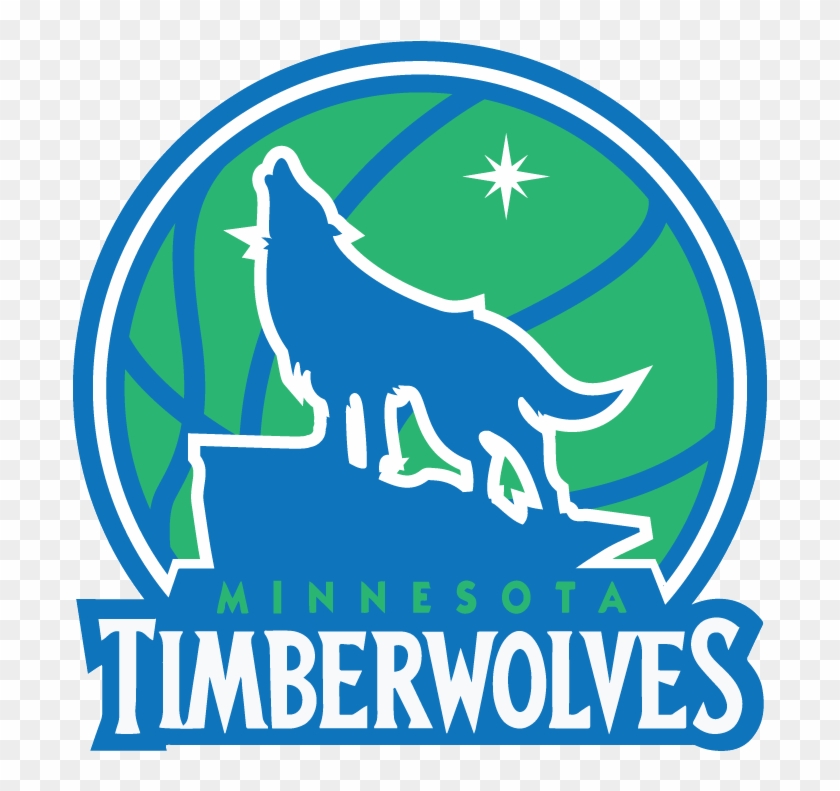 Retro Minnesota Timberwolves Logo Clipart