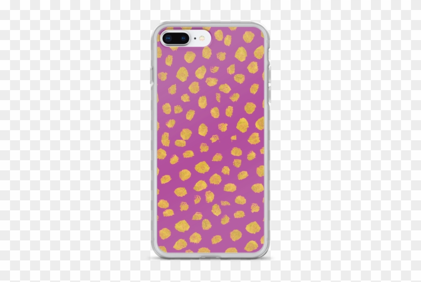 Pink Gold Dots Iphone Case - Mobile Phone Case Clipart #622146