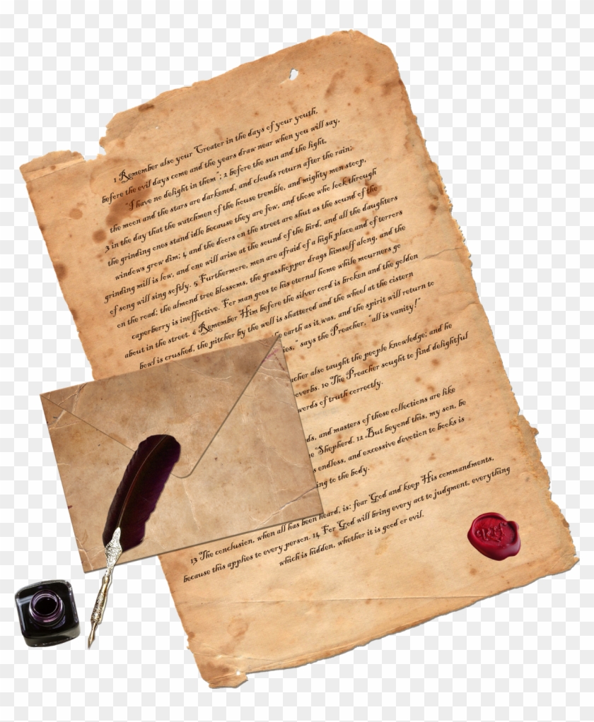 Download Envelope Wax Stamp - Old 1600 Letter Clipart Png Download - PikPng