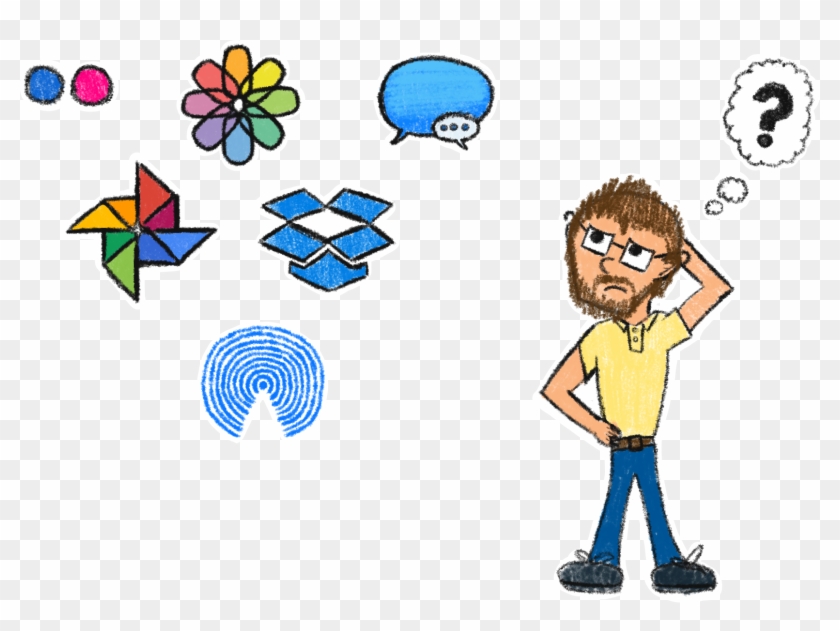 A Cartoon Of Me With Analysis Paralysis While Looking - Cartoon Clipart