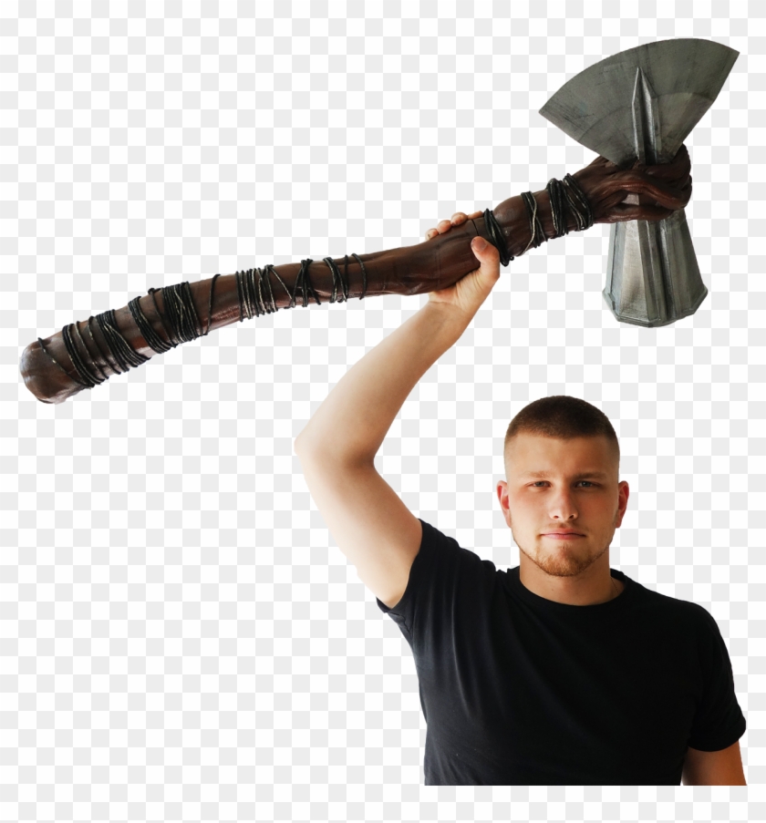 Thor Stormbreaker Hammer From Infinity War - Infinity War Stormbreaker Replica Clipart #622404