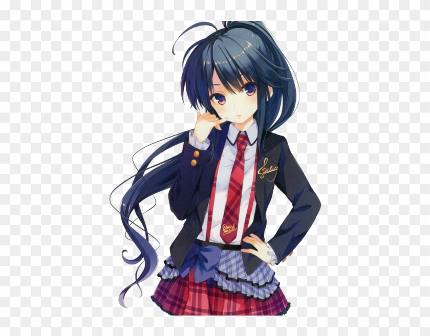 Cute Girl Png Photos - Anime Girl Black Ponytail Clipart