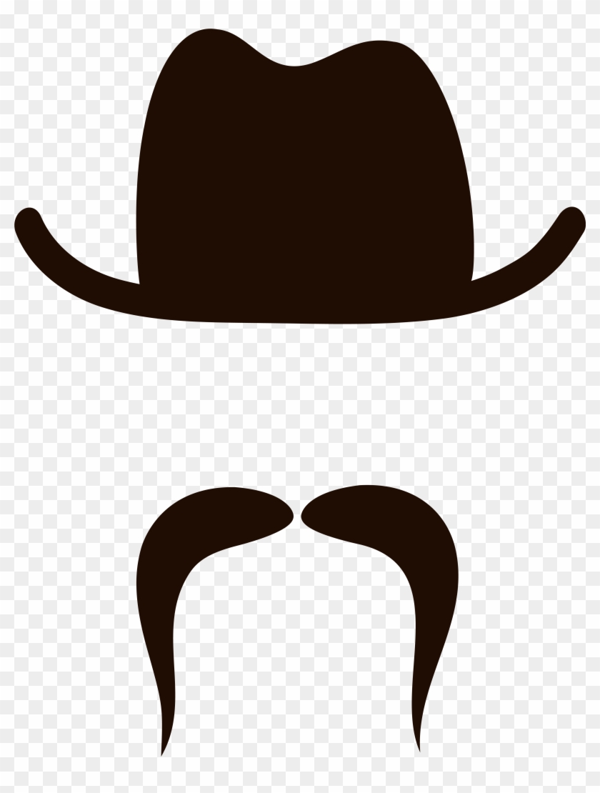 Movember Hat And Mustache Png Clipart Image - Hat And Mustache Png Transparent Png