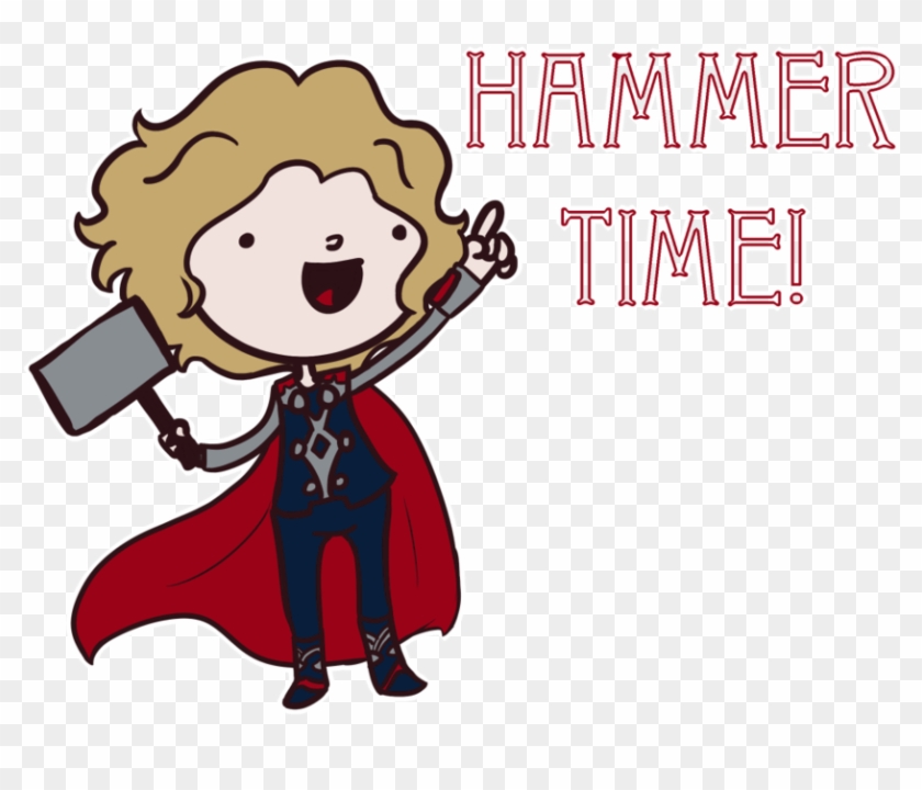 Thor Clipart Thor Helmet - Hammer Time Thor - Png Download