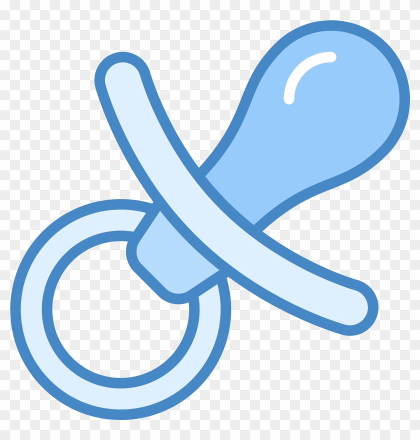 Pacifier Png - Blue Pacifier Png Clipart #622642