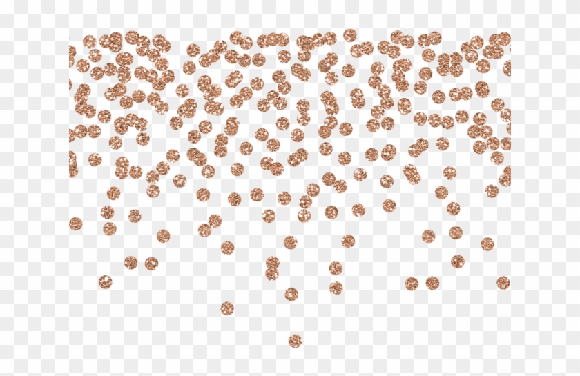 Dots Clipart Gold - Rose Gold Border Png Transparent Png