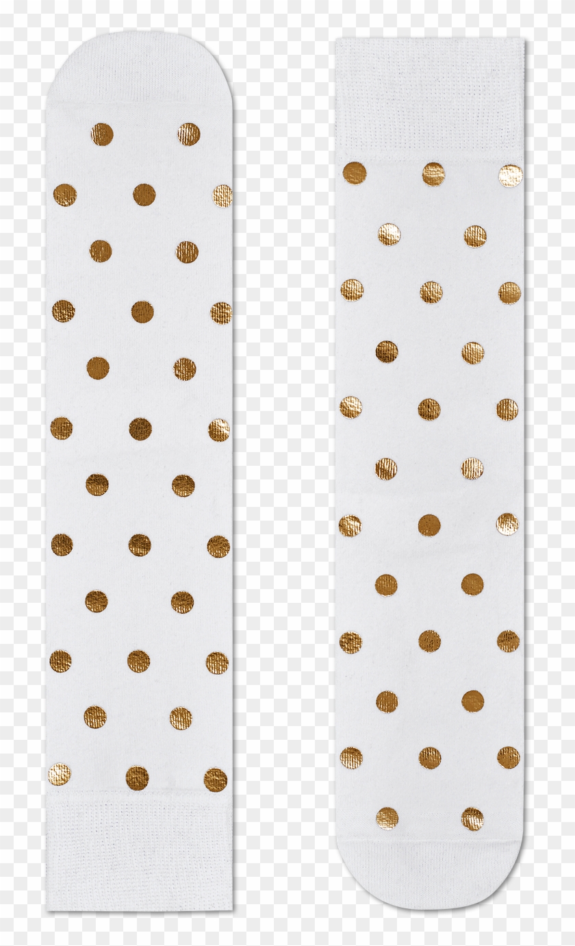 Metallic Dot Sock - Polka Dot Clipart