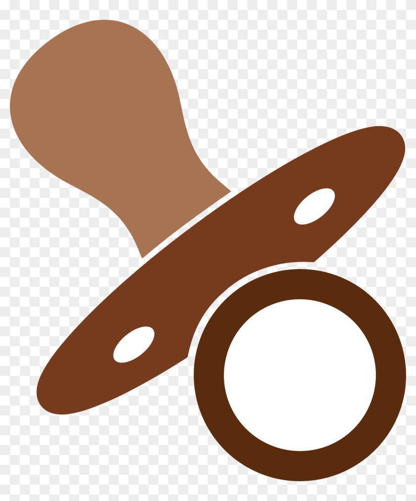 Pacifier Infant Computer Icons Baby Bottles Child - Brown Pacifier Clipart - Png Download