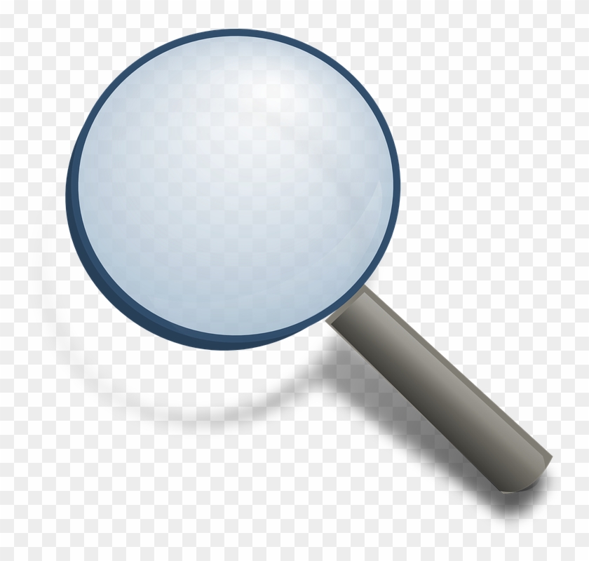 Magnifying Clipart Transparent Background - Magnifying Glass Clipart Gif - Png Download