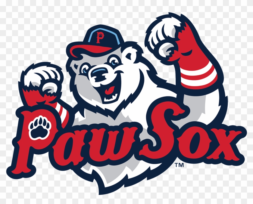 While The Old Logo Of The Minor League Baseball Club - Pawtucket Red Sox Logo Clipart #624006