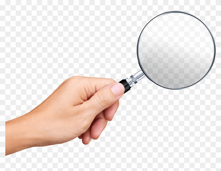 Magnifying Glass With Hand Png Www , Png Download Clipart
