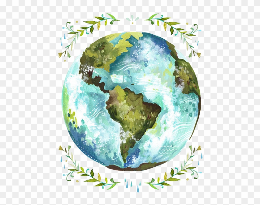 ∆∆∆∆∆ - Watercolor Paintings Earth Clipart