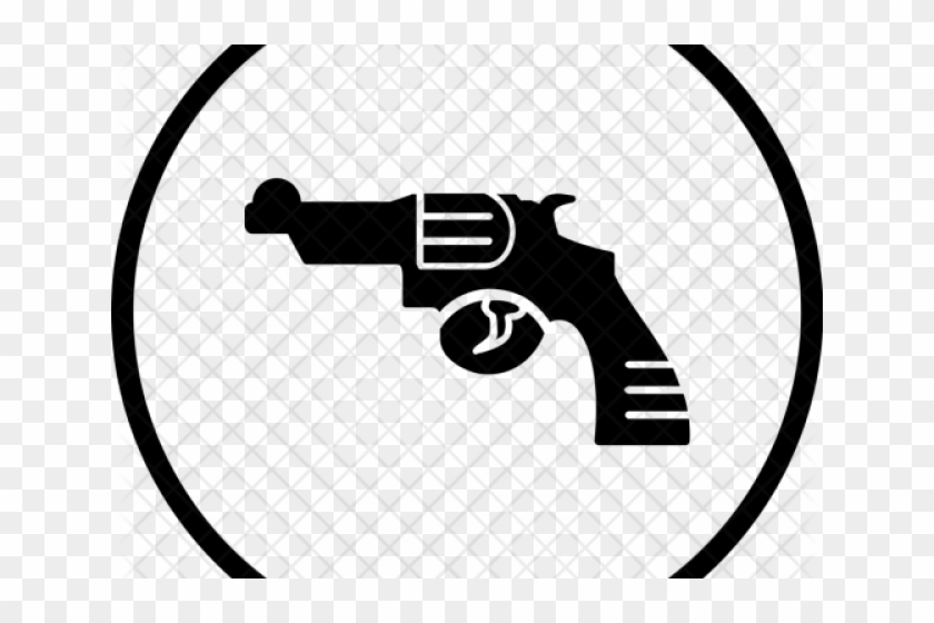 Gunshot Clipart Hand Holding Gun - Revolver - Png Download