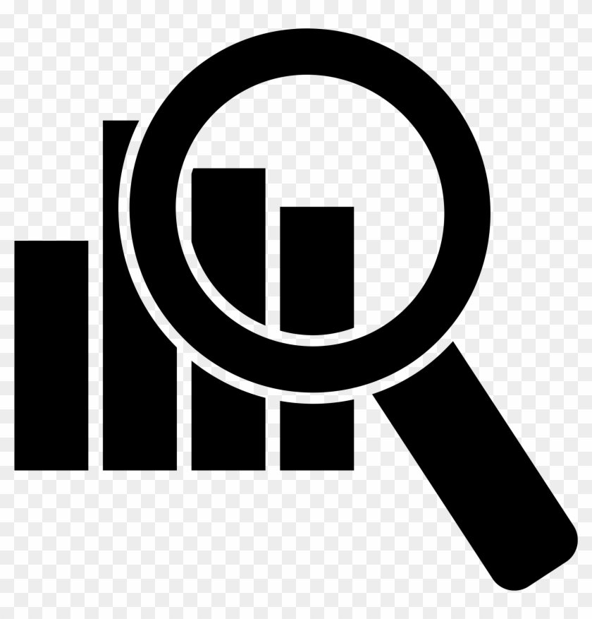 Cloud Migration - Magnifying Glass Chart Icon Clipart #624626