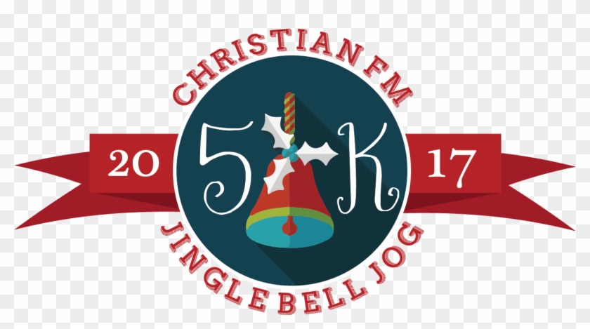 Jingle Bell Jog Logo - Graphic Design Clipart #624988