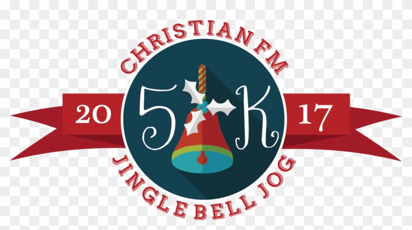 Jingle Bell Jog Logo - Graphic Design Clipart
