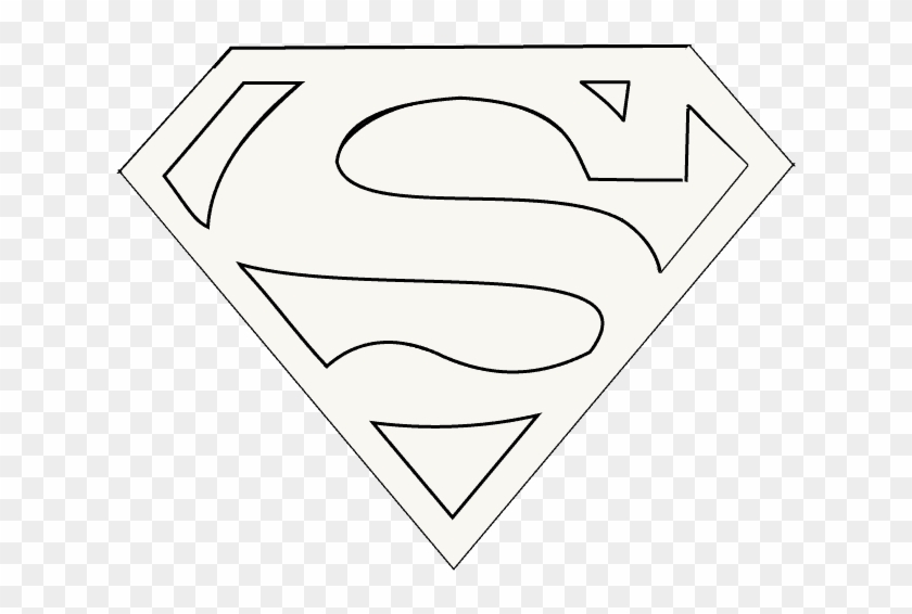 How To Draw Superman Logo Easy Step By Drawing Guides - Drawing Superman Logo Clipart #625172