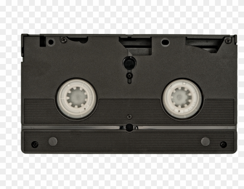 Peel N Stick Poster Of White Vhs Back Tape Old Background - Vhs Tape Png Clipart #625175