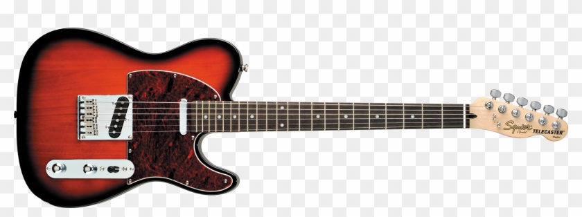 Electric Guitar Png - Squier Telecaster Antique Burst Clipart
