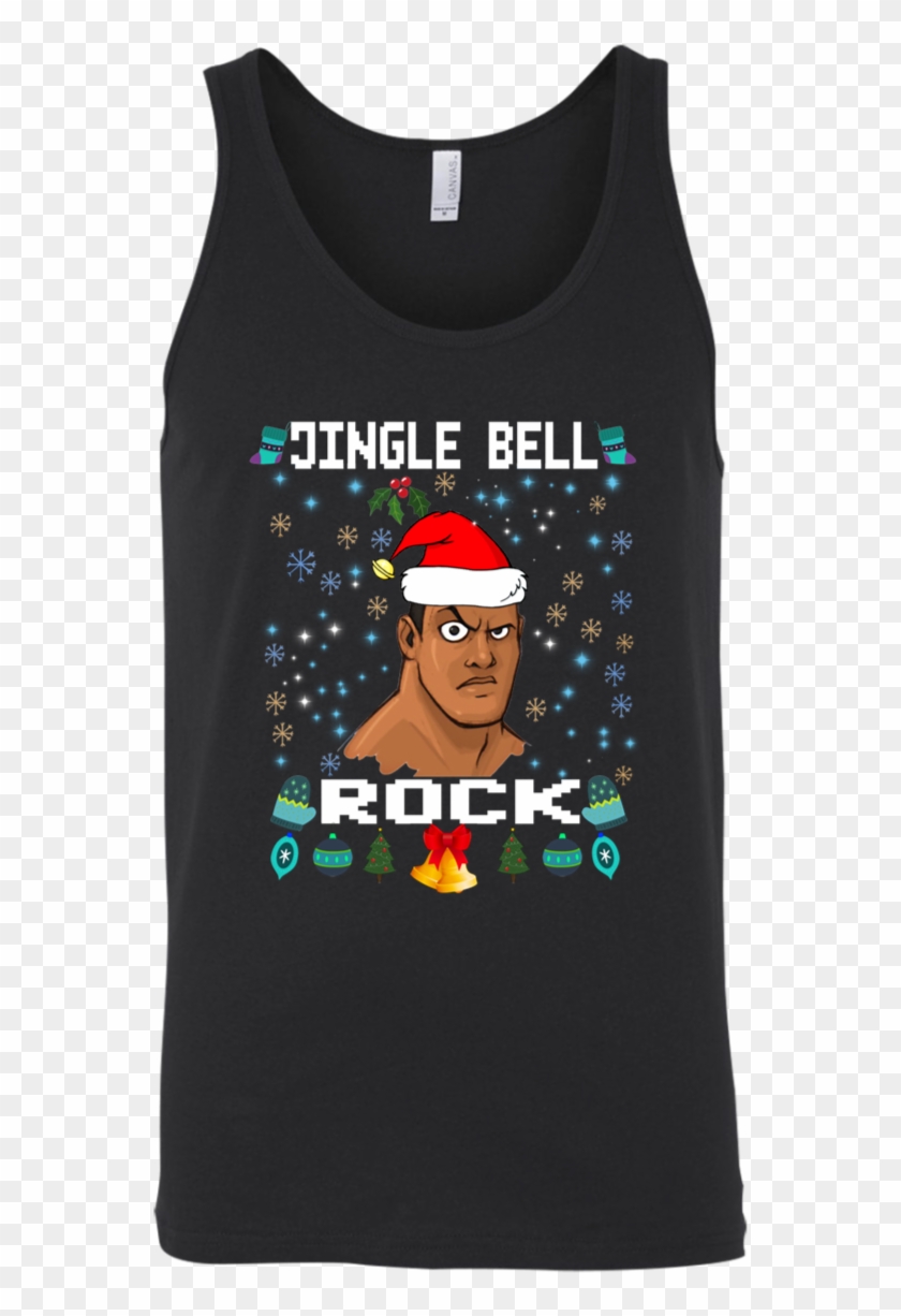 Jingle Bell Rock Christmas Unisex Tank - Shirt Clipart #625353