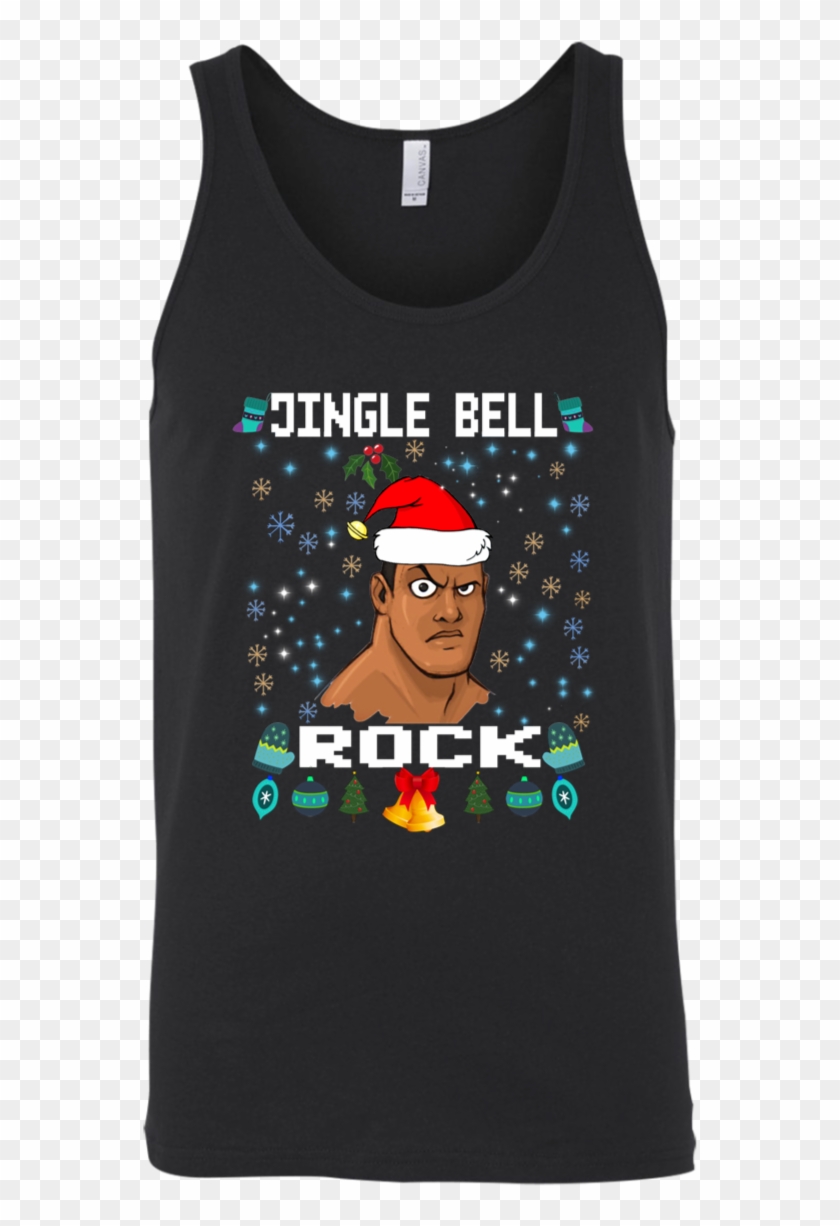 Jingle Bell Rock Christmas Unisex Tank - Shirt Clipart