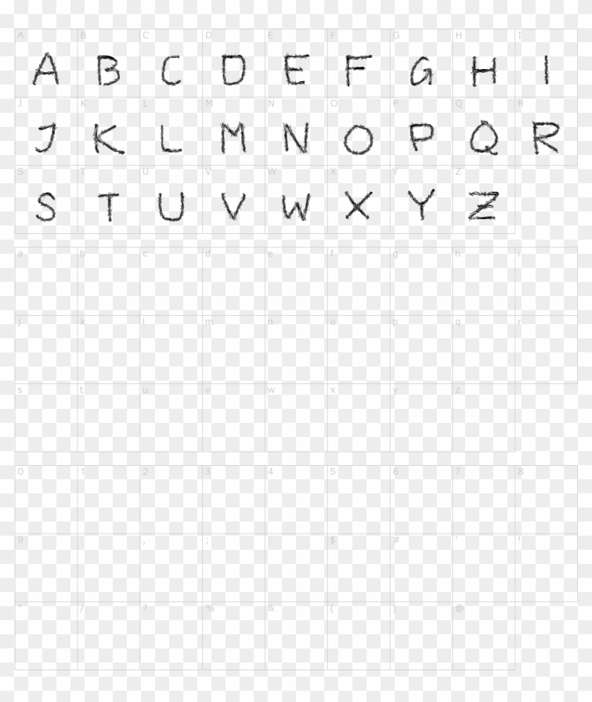 Barbed Wire Font Clipart