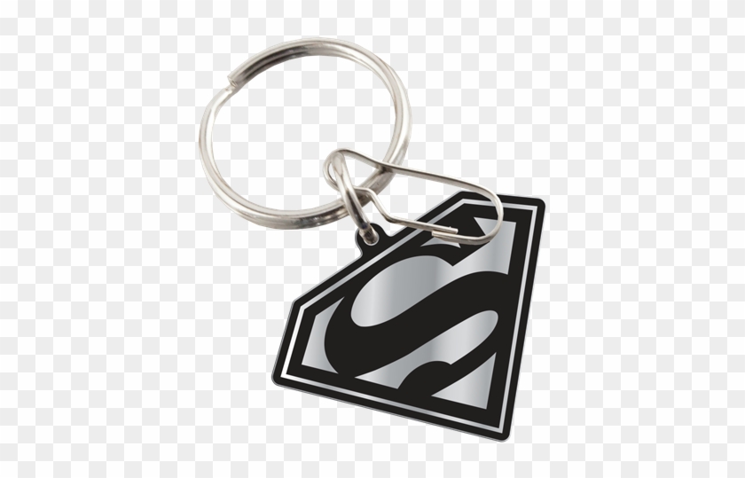 Superman™ Logo Enamel Key Chain - Keychain Clipart #625489