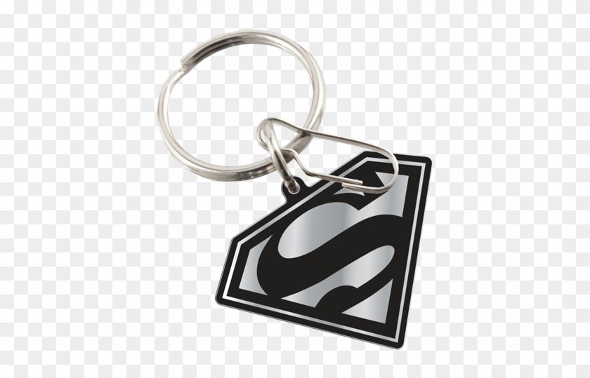 Superman™ Logo Enamel Key Chain - Keychain Clipart