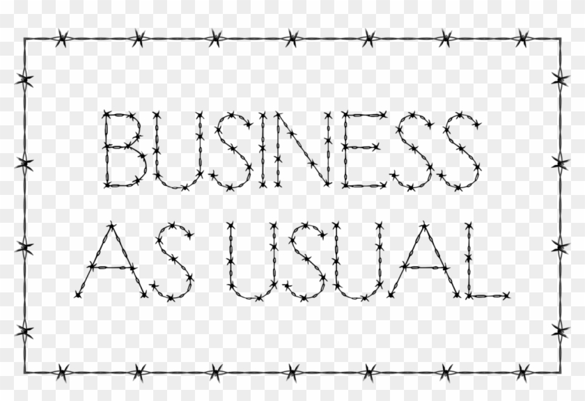 Drawing /m/02csf Douchegordijn Barbed Wire Point - Business As Usual Transparent Clipart #625518