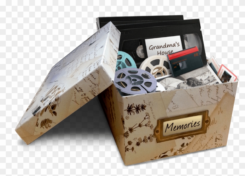 Shoebox Full Of Old Media - Carton Clipart #625558