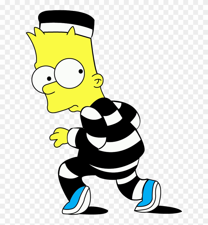 Vector Transparent Bart Simpson Png - Fugitive Clipart