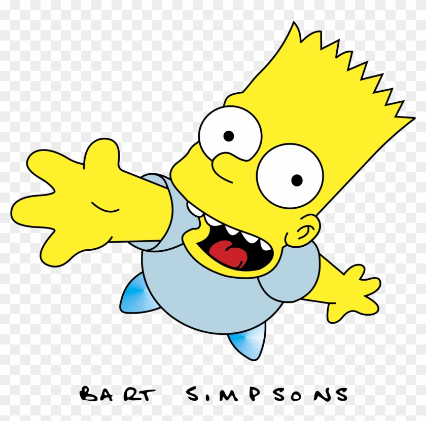 Bart Simpson Logo Png Transparent - Logo Bart Simpson Clipart #625730