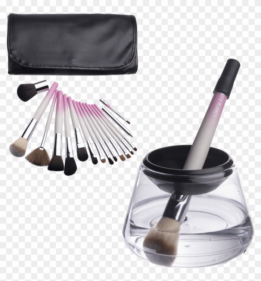 Pronoir Electric Makeup Brush Cleaner With Vanity Planet - Makeup Brushes Clipart #626533