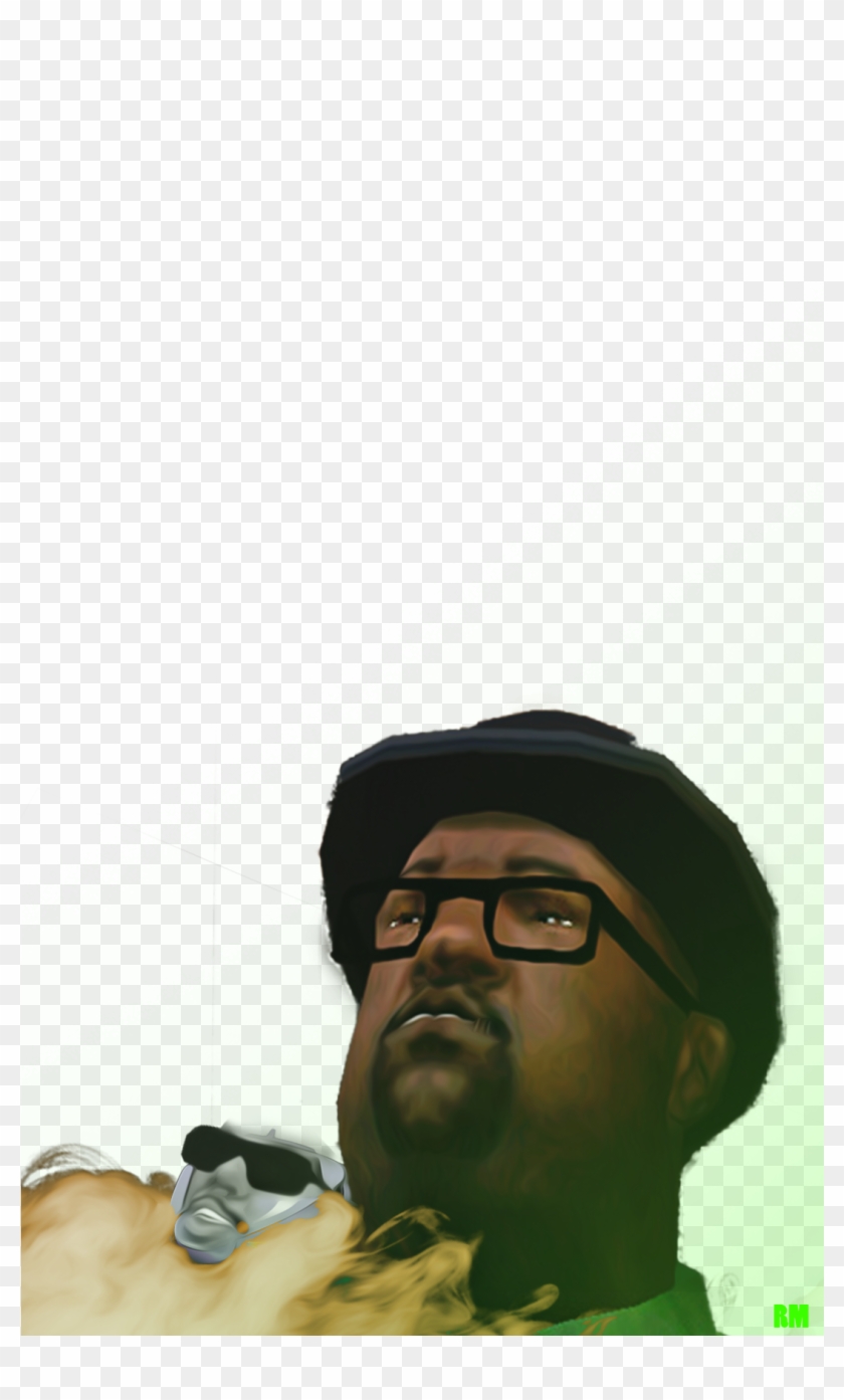 Filterbig Smoke - Big Smoke Head Png Clipart