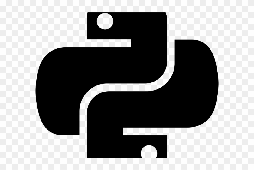 Python Logo Png Transparent Images - Python Logo Png White Clipart #627051