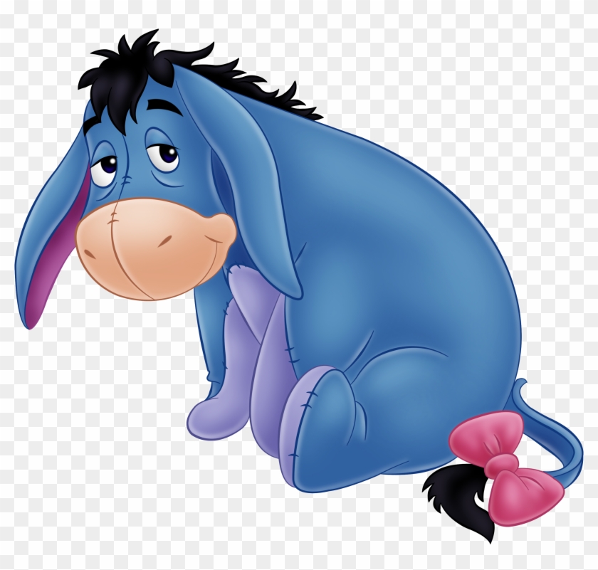 Eeyore Free Png Clip Art Image - Transparent Eeyore Png #627245