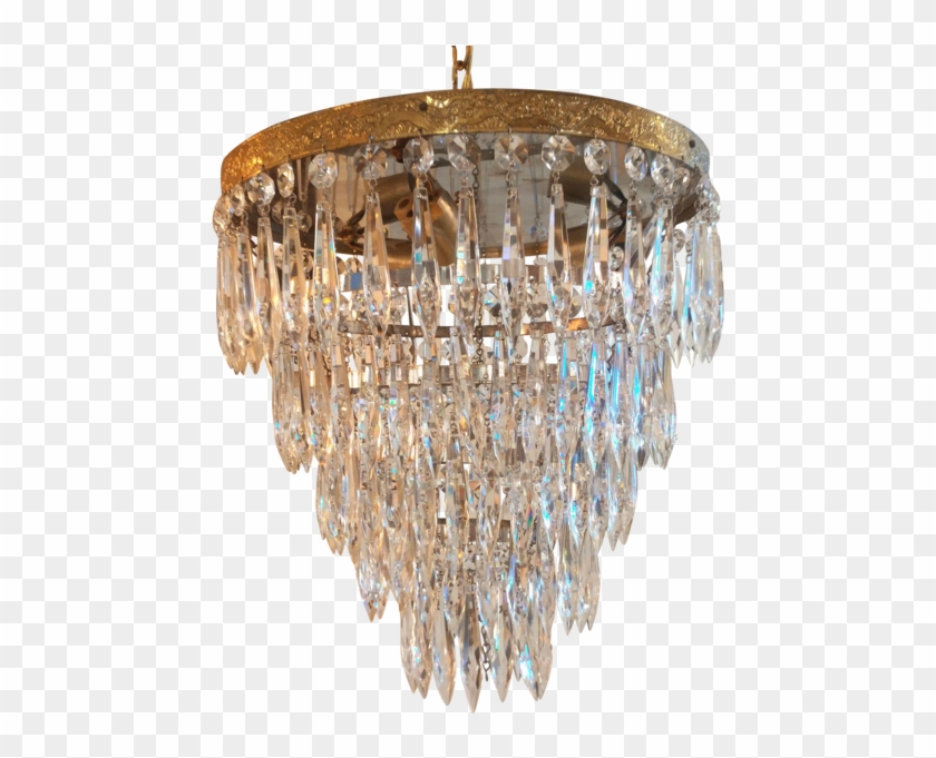 1950's Italian Upside Down Wedding Cake Chandelier - Chandelier Clipart