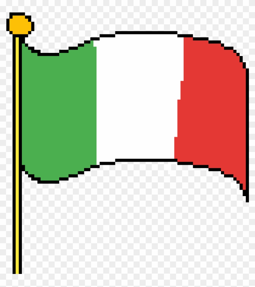 Italian Flag - Mario Flag Clipart