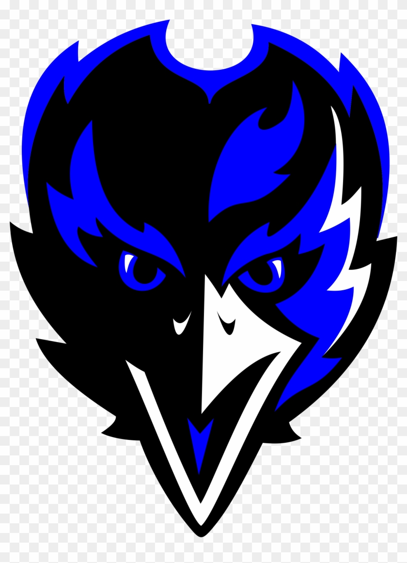 Anthony Middle School - Baltimore Ravens Bird Face Clipart #627971