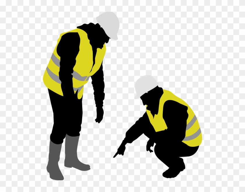 Contractor Clipart Factory Worker - Construction Worker Silhouette Png Transparent Png #628149
