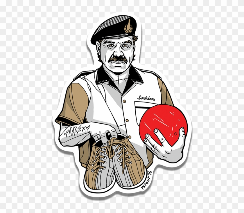 Lebowski Saddam - Cartoon Clipart