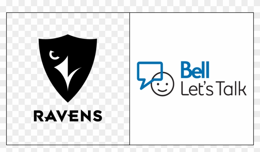 Blt-ravens - Bell Lets Talk Clipart